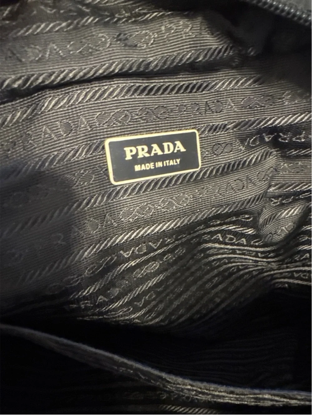 Prada Black Nylon & Saffiano Leather Laptop Bag Briefcase Crossbody Authentic - Picture 5 of 9